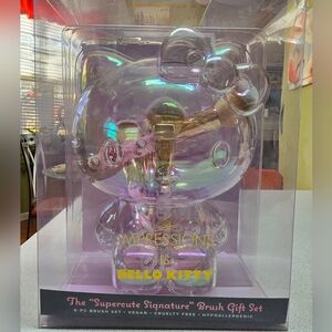 Hello Kitty Impressions "Supercute Signature" 6 Piece Makeup Brush Gift Set